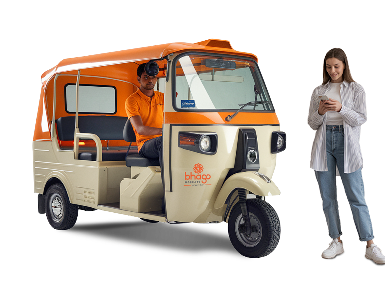 Bhago EV with passenger